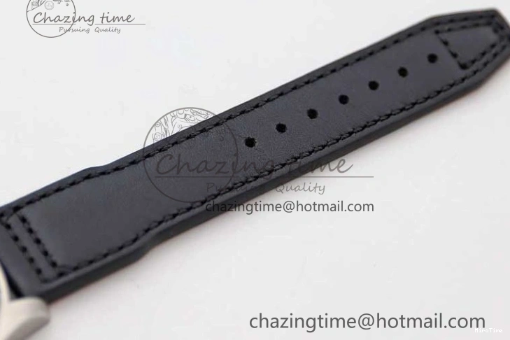 MIROTIME 0122 Vibrant Mark XVIII IW327001 SS M+F 1:1 Best Edition Black Dial on Black Leather Strap A 7055